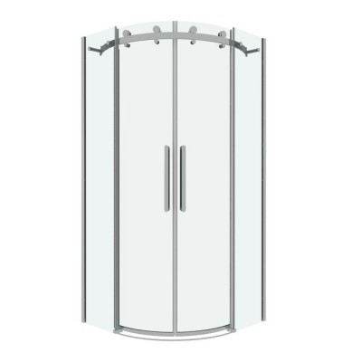 Душевое ограждение Grossman Classic 301.K33.04.1010.10.00 (100х100х195) четверть круга, раздвижная, хром, стекло прозрачное Душевое ограждение Grossman Classic 301.K33.04.1010.10.00 (100х100х195) четверть круга, раздвижная, хром, стекло прозрачное