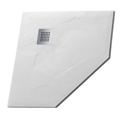 Душевой поддон Grossman Strong GR-S1100100D (100х100) из искусственного камня, трапеция, белый Душевой поддон Grossman Strong GR-S1100100D (100х100) из искусственного камня, трапеция, белый