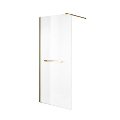 Душевая перегородка NG-641-11 GOLD (1100x1950) Душевая перегородка NG-641-11 GOLD (1100x1950)