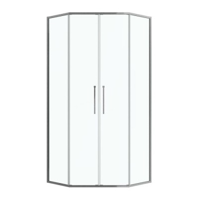 Душевое ограждение Niagara Nova NG-6338-100GR (1000х1000х1950) трапеция, графит, двери раздвижные, стекло прозрачное Душевое ограждение Niagara Nova NG-6338-100GR (1000х1000х1950) трапеция, графит, двери раздвижные, стекло прозрачное