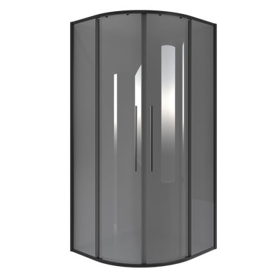 Душевое ограждение NG-2825-34 Black (800x800x1950) Душевое ограждение NG-2825-34 Black (800x800x1950)