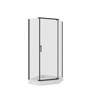Душевое ограждение NG-6805-08 BLACK (900x900x1950) Душевое ограждение NG-6805-08 BLACK (900x900x1950)