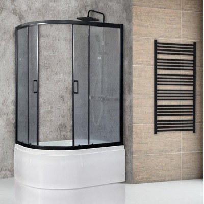 Душевой уголок Royal Bath RB 8120BK-C-BP (матовое) правый Душевой уголок Royal Bath RB 8120BK-C-BP (матовое) правый
