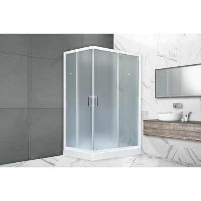 Душевой уголок Royal Bath RB 8120HP-C (матовое) правый Душевой уголок Royal Bath RB 8120HP-C (матовое) правый
